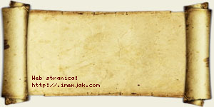 Ivana Bećković vizit kartica